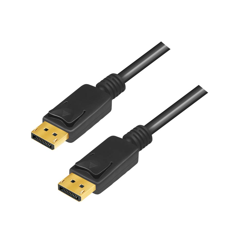 LogiLink CV0139 - DisplayPort 1.4 connection cable for transmitting video and audio signals, up to 8K/60Hz and 4K/120Hz resolution, 5 m