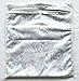 Wet Dry Bag Baby Cloth Diaper Nappy Bag Reusable with Two Zippered Pockets (Silver)