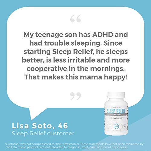 NBI Sleep Relief Melatonin Natural Formula Soothing Bedtime Sleep Aid