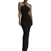 Nimsruc Women's Sexy Sleeveless Bodycon Maxi Dress for Wedding, Prom, Cocktail Party, Beach Vacation 2026