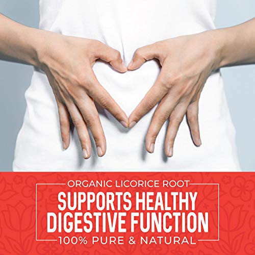 image for Herbaila Licorice Root Tea 1Lb (Supports Digestive Health) Loose Cut a