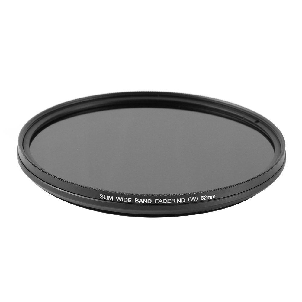 Ruili Slim Fader Variable 58mm ND Filter Adjustable ND2 to ND400 Neutral Density Lens Filter for DSLR Camera