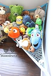 MiniOwls Toy Hammock Organizer - Toy Net Storage