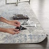 Nourison Gripper Firm Non-Slip Rug Pad, Black, SET8