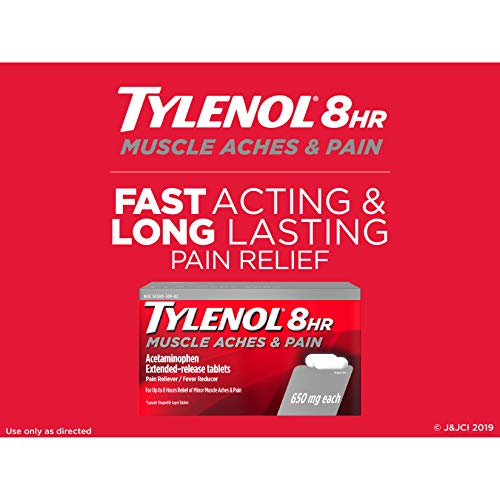 Tylenol 8 Hour Muscle Aches & Pain Acetaminophen Tablets for Muscle