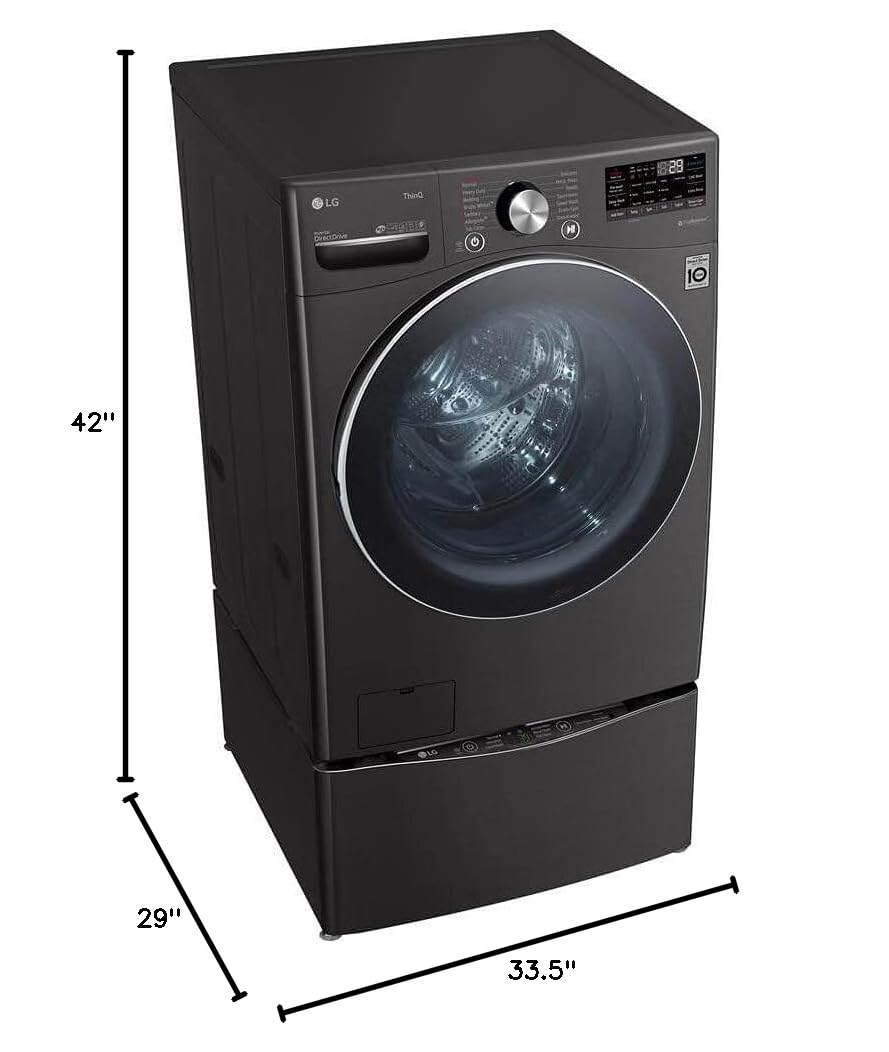 LG WM4200HBA / WM4200HBA / WM4200HBA 5.0 Cu. Ft. Mega Capacity Smart wi-fi Enabled Front Load Washer with TurboWash 360 and Built-in Intelligence