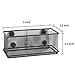 Black Wire Mesh Magnetic Basket Storage Tray, Office Whiteboard Supply Accessory Organizer