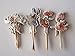 24 Leaf Cupcake Wrappers Paper Wraps Red Fox Tail