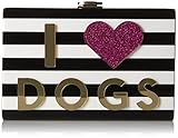MILLY I Heart Cats/Dogs Box Clutch, Multi