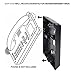 GSDT Wall Mount Kit for Avaya 9500 and 9600 Series - 9504 9508 9608 9611 9620 Digital/IP Mountable Phones, Mounting Only, Black