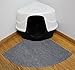 Drymate Corner Cat Litter Trapping Mat (Ridged Design), Traps Mess from Box, Protects Floors, Urine-Proof, Machine Washable, Soft on Kitty Paws, Absorbent, Waterproof (USA Made, Recycled Content)
