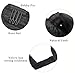 Rhyme 16” Black Ponytail Clip in Hair Extensions Natural Long Curly Wavy Wrap Around Wig Drawstring Tie Up Hair piece For Women