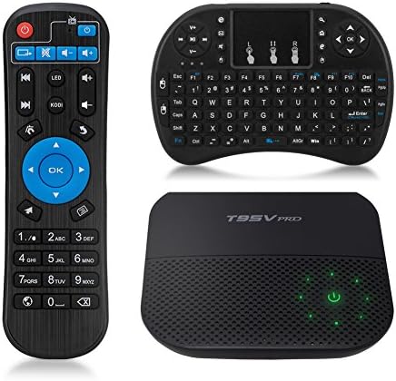 T95V Pro Android TV Box, Android 6.0 Amlogic S912 2GB/16GB Octa Core Dual WiFi 2.4G/5G Support 4K 1080P 3D Media Player with Mini Wireless Keyboard