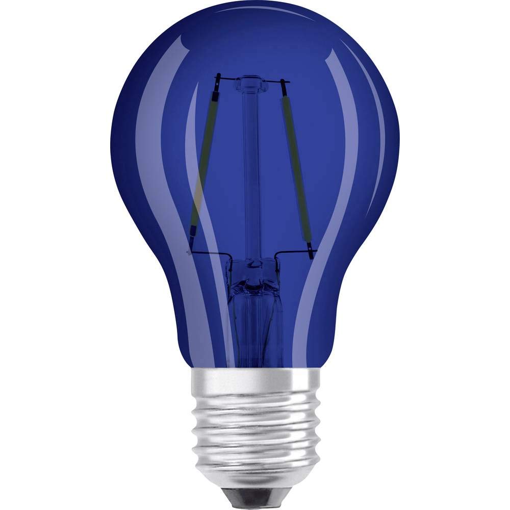 Osram Bulb Shape Star Classic A Décor LED Lamp, Glass, Blue, E27, 4 W