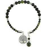 JC Walsh and Sons Connemara Marble Beads Green Bracelet Irish Charms Women Gift Birthday Present