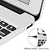 Azolt Bluetooth Keyboard for iPad Air 2 with Strong Power Bank, Auto Sleep / Wake, Built-in hinges,7 Color Backlit