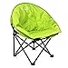 Lucky Bums Moon Camp Kids Indoor Outdoor Comfort Lightweight Durable Chair with Carrying Case, Green, Medium