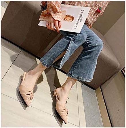 サンダル レディース ミュール ポインテッドトゥ 歩きやすい 旅行 つっかけ おしゃれ ピンヒール 5cm 痛くない サボ ブラック エレガント ミュールサンダル スリッパパンプス 春 夏 通勤 パーティー 履きやすい B087m11sgk 2 440円