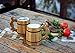 Handmade Beer Mug Oak Wood 0.6L 20oz Stainless Steel Cup Gift Natural Eco-Friendly Retro Beige