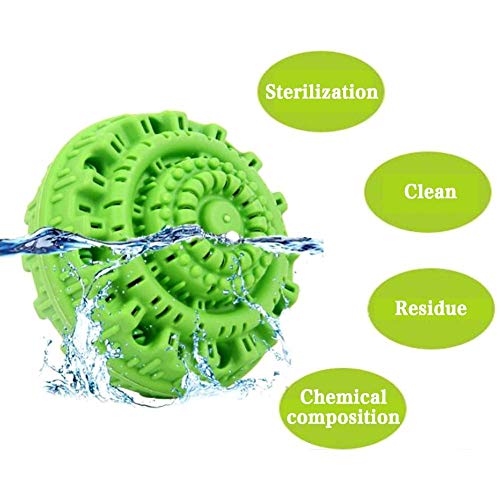 Sweetdecor Laundry Ball Magic Wash Laundry Balls Reusable Eco-Friendly Chemical Free Washer Machine Laundry Balls 4 Pack
