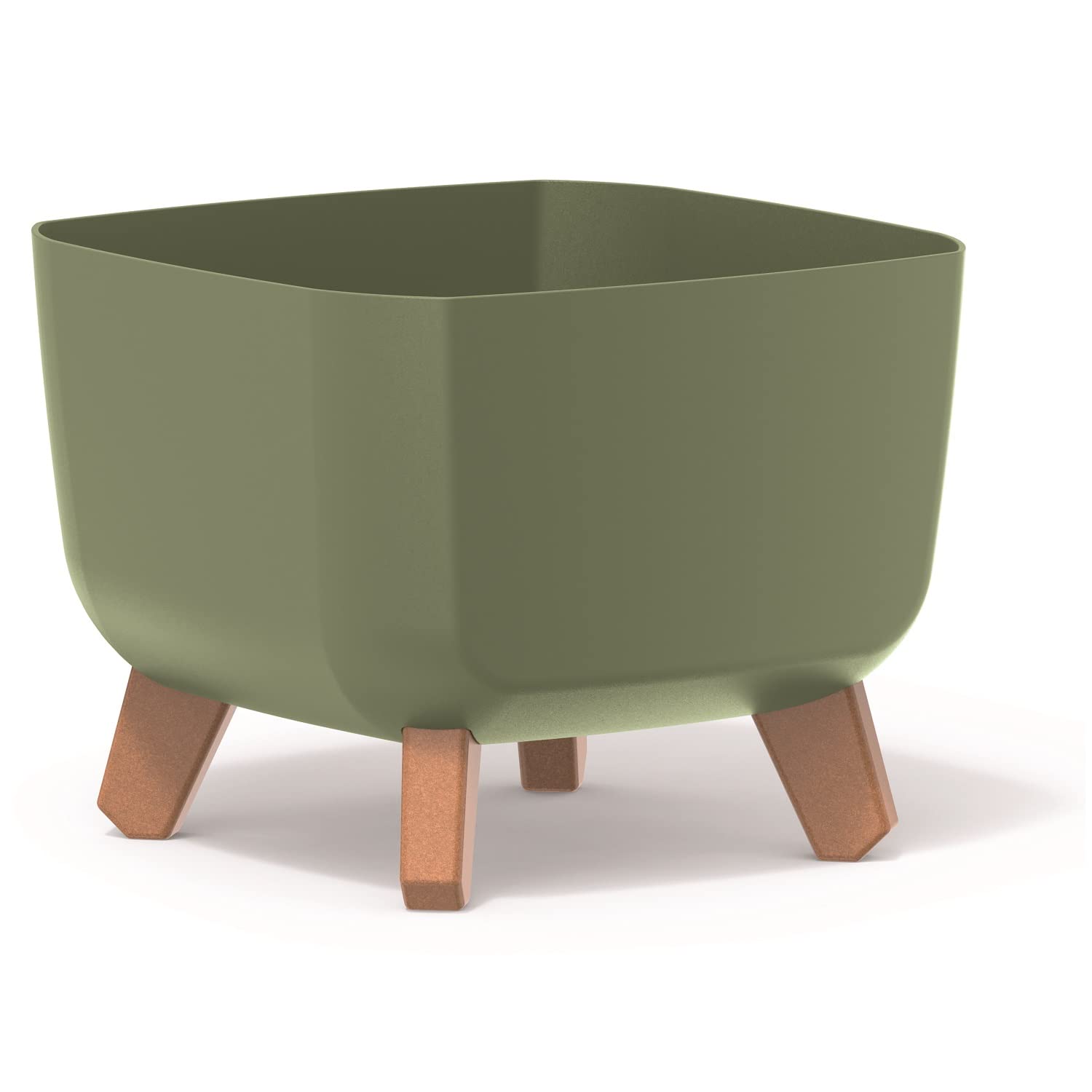 Prosperplast Flower Pot, Earth Green, 24x24x18,7cm