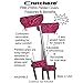 Crutcheze Pink Zebra Underarm Crutch Pad and Hand Grip Covers with Comfortable Padding Washable Designer Fashion Orthopedic Products Accessories