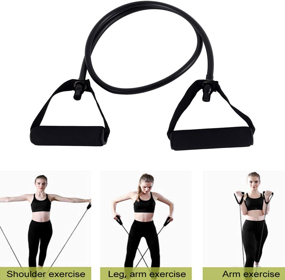 Dandelionsky Exercise Fitness Resistance Band Stretch Workout Fitness Band Bodybuilding Elastic Pull Rope Full Body…