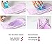 3 Pack Microfiber Hair Towel Wrap BEoffer Super Absorbent Twist Turban Fast Drying Hair Caps with Buttons Bath Loop Fasten Salon Dry Hair Hat Pink Blue Purple