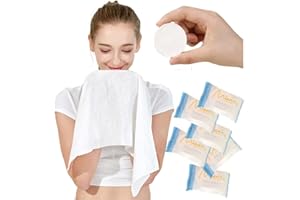 QUALIALL Compressed Towel Tablets, Portable Travel Washcloth for Camping Hiking Backpacking or Traveling, Disposable Reusable, Extra Large and Thick (23.6" X 11.8")