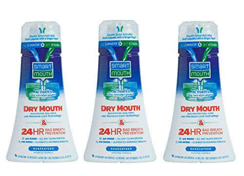 SmartMouth Activated Dry Mouth Mouthwash, Dry Mouth and Bad Breath Relief, Mint, 16 fl oz, 3 Pack - Thumbnail 7