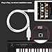 Lighting to MIDI Cable, USB 2.0 Cable Lighting to Type-B High Speed Cord for iPhone/iPad/iPod, Interconnections Converter Midi Keyboard,Audio Interface, USB Microphone and More, 3.3Ft