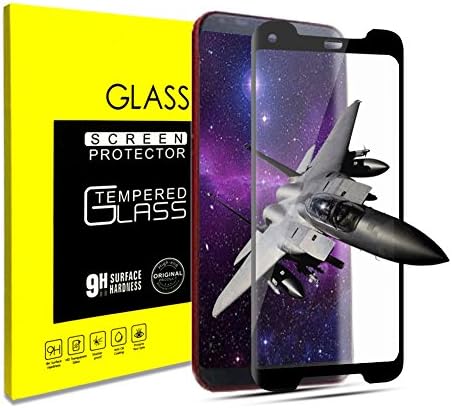 Google Pixel 2 XL Screen Protector, [Full Coverage] [Anti-Scratch] [Anti-Fingerprint] [Bubble-Free] HD Tempered Glass Screen Protector for Googel Pixel 2XL Black