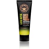 GIBS Con Man Hair & Beard Pudding - Leave In Conditioner - Curl Definer - Moisturizer - 3.25 oz Travel Size