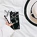 YonMeet Black and White Marble Case for iPhone 8 7 Plus 8plus TPU Soft Glossy Mirror Shockproof Back Cover Phone casing Shell (iPhone 7 Plus/8 Plus 5.5'', Black)