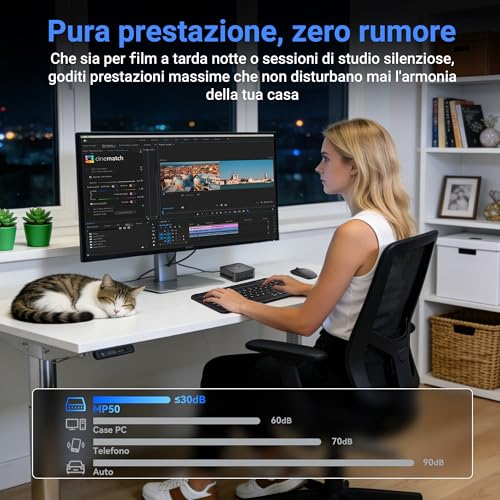 Blackview 【Complete Set】 AMD Ryzen 5 MP50 Mini PC (16GB RAM 512GB SSD) with Keyboard and Mouse Included, Vega 8 Graphics Desktop PC, Win 11 Pro, HDMI/DP 4K@60Hz, WiFi 5/BT 4.2, Computer for Office and Home
