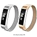 GreenInsync Compatible Fitbit Alta Bands Milanese, for Fitbit Alta HR Stainless Steel Replacement Accessories Band Small Large for Fitbit Alta Wristband W/Loop and Magnet Lock Women Men Girls Boys