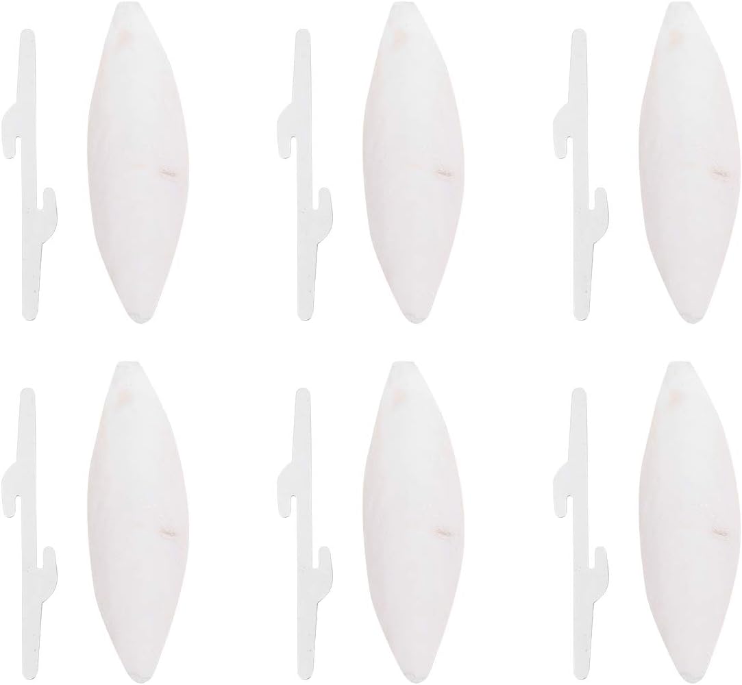 POPETPOP Parrot Cuttlebone Toys - 6 pcs Cuttlefish Bone Bird Chewing Toys for Cockatiels,Parakeets,Finches,Canaries and Lovebirds