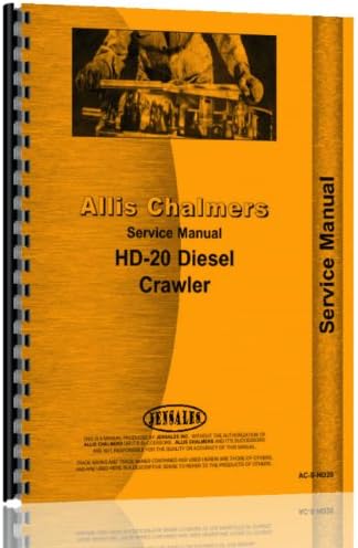 Allis Chalmers HD-20H Diesel CRAWLER SHORT TRACK Service Manual