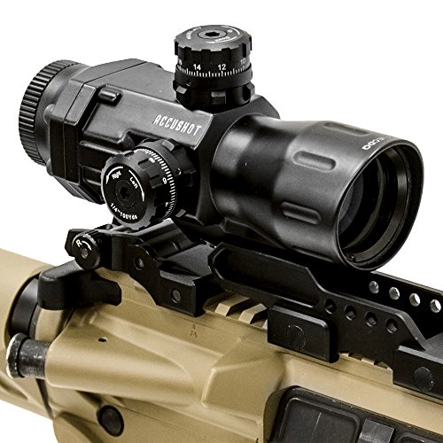 UTG Compact Prismatic 4×32 T4x Glass TDot Scope Air Rifle Hunter