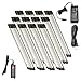 Lightkiwi T1018 6 Inch Warm White Modular LED Under Cabinet Lighting - Pro Kit (12 Panels)