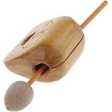 SM SunniMix ポクポク 木魚 ミニ セット 携帯便利 仏具 楽器 鳴り物 ハンマー付き 約7×8cm