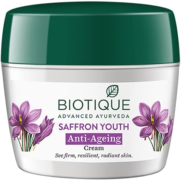 Amazon.com: Biotique Saffron Dew 50g - Ageless face & body cream