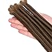 Noverlife 10 Strands 20cm/7.87″ Brown Backcomb Twisted Dreadlock Extensions, Single End Synthetic Dreadlocks Accessories, Jamaica Punk Hip-Hop Reggae Hair Braiding Wigs Faux Locs Dreads for Men Womenthumb 3