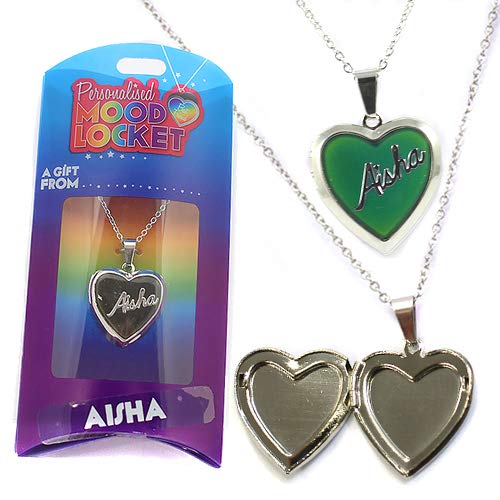 Stands Out Personalised Mood Locket Necklace - Alisha