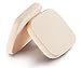 KOOBA 2pcs Square Makeup Sponges with 1 Travel Case, Beauty Face Primer Compact Powder Puff, Blender Sponge Replacement for Cosmetic Flawless Foundation, Sensitive and All Skin Types