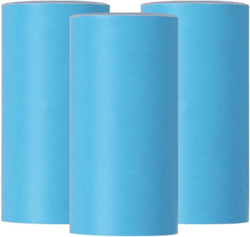 Aibecy Printable Color Sticker Paper Roll Direct Thermal Paper with Self-Adhesive 5730mm(2.171.18in) for PeriPage A6 Pocket Thermal Printer for PAPERANG P1/P2 Mini Photo Printe