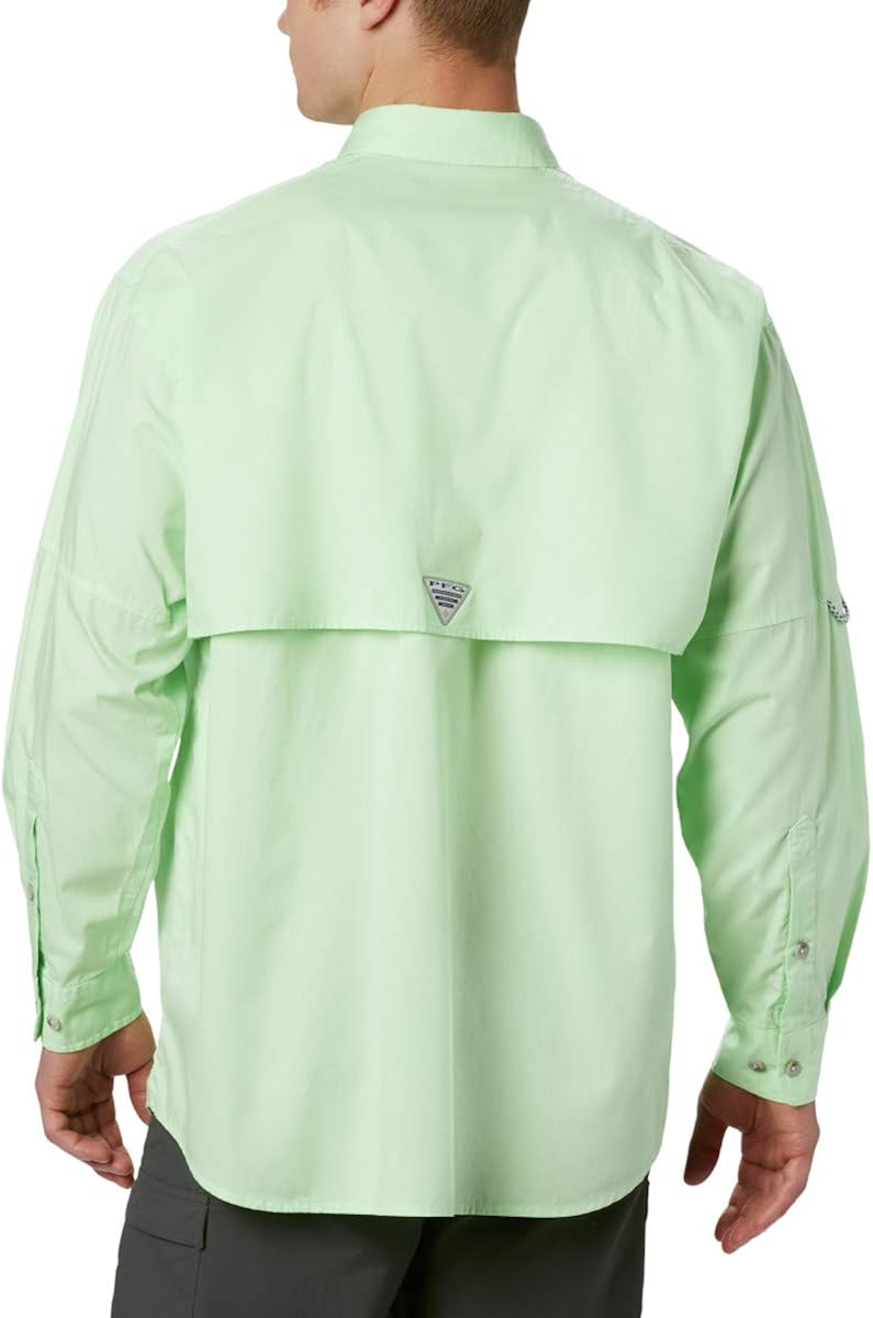 Columbia Mens PFG Bonehead Long Sleeve Shirt, Cotton, Relaxed Fit: Clothing