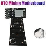 Bcowtte ETH-HSW2 Motherboard 8GB DDR3 RAM 6x PCIe x16 MSATA BTC Mining view 2