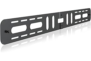 Heavy-Duty Soundbar Mount for Sonos Playbar Wall Mount Bracket for Space Saving - Durable Metal Mounting Bracket for Sonos Pl