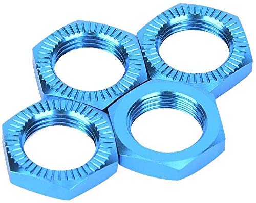 VGEBY1 RC Car Wheel Nuts, 1/8 RC Car Aluminum Alloy M12 Wheel Nuts 17mm Spanner(Blue)